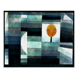Póster Klee - El Mensajero de Otoño