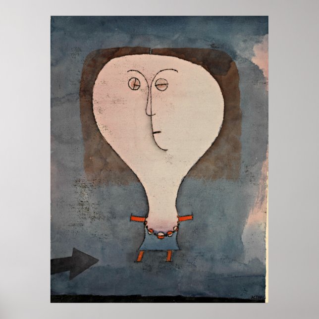 Póster Klee - El miedo a un Chica (Frente)