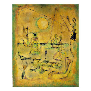 Póster Klee - Están mordiendo