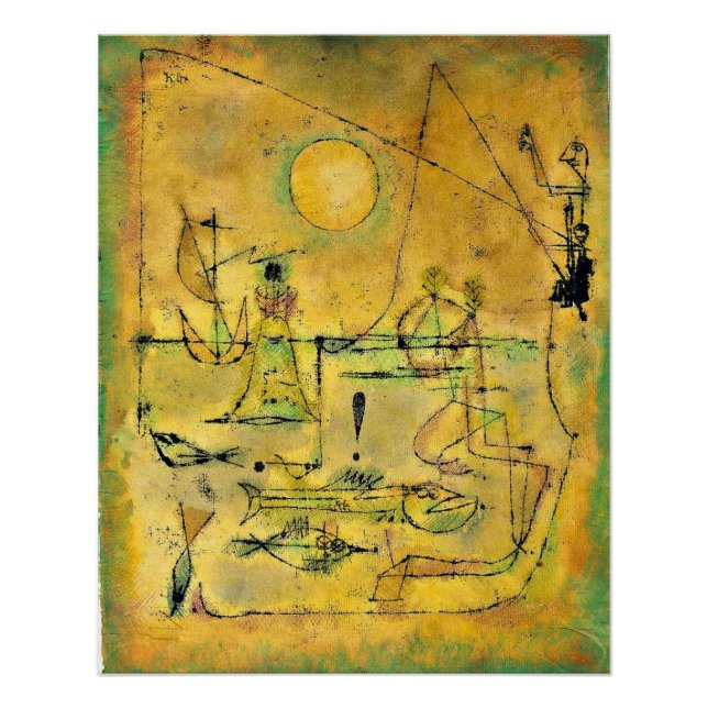 Póster Klee - Están mordiendo (Anverso)