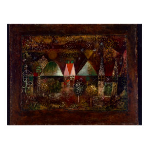 Póster Klee - Fiesta nocturna