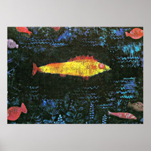 Póster Klee-Goldfish