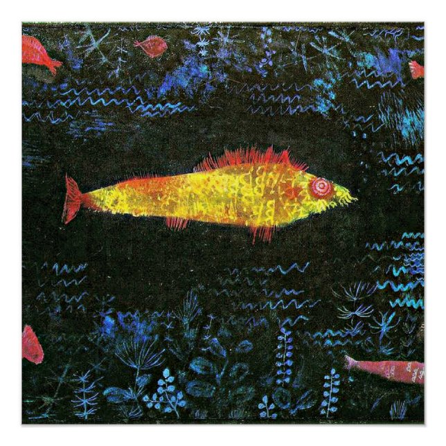 Póster Klee-Goldfish (Anverso)