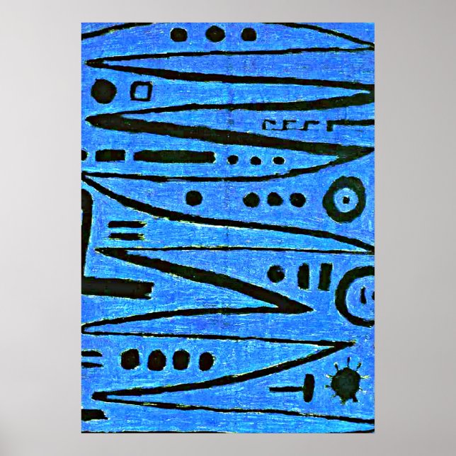 Póster Klee - Heroic Fiddling-1938 (Frente)