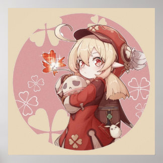 Póster Klee - Impacto Genshin