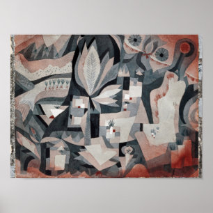 Póster Klee - Jardín del refrigerador seco