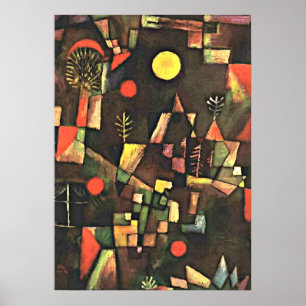 Póster Klee - Luna llena