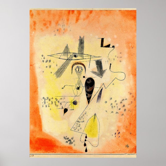 Póster Klee - Memoria angler de L (Frente)