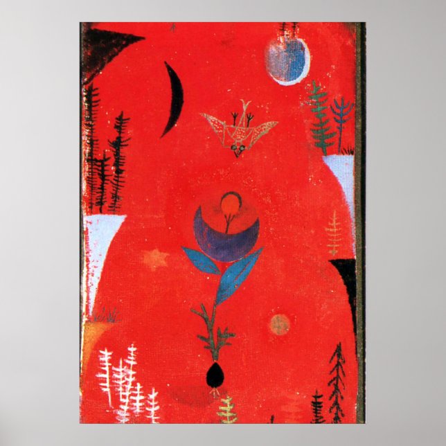 Póster Klee - Mito de las flores (Frente)