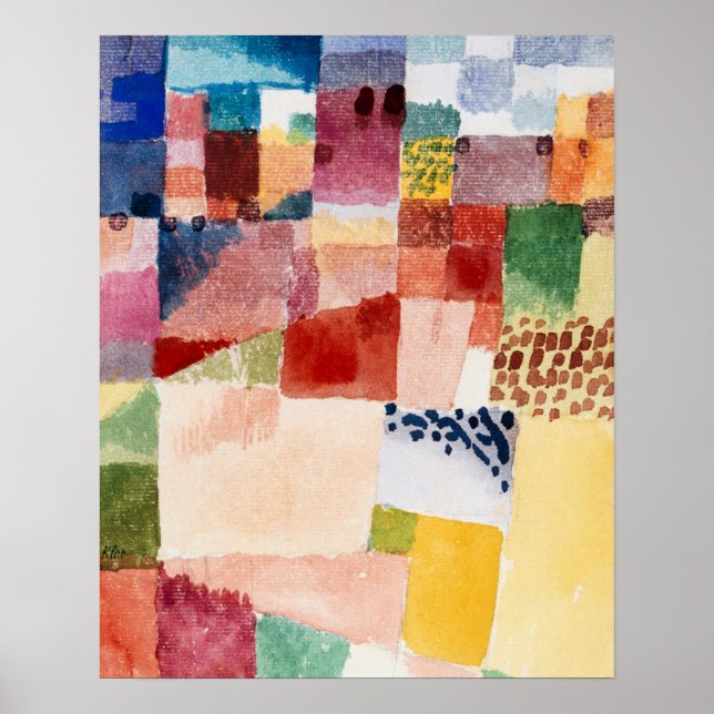 Póster Klee - Motif de Hammamet Poster (Frente)