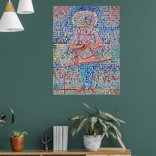 Póster Klee - Niño con Disfraz, (Salón 1)