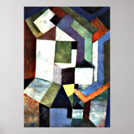 Póster Klee - Paisaje norte piadoso