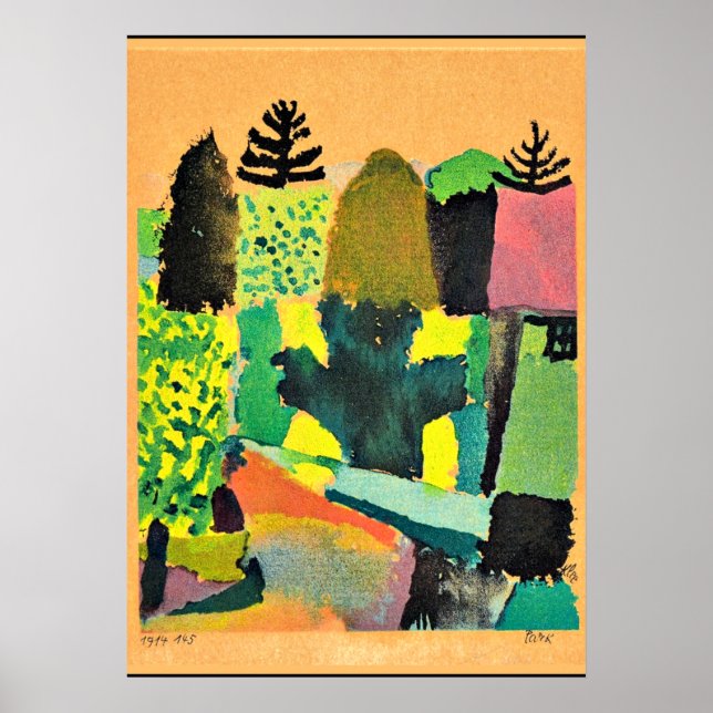 Póster Klee - Parque (Frente)