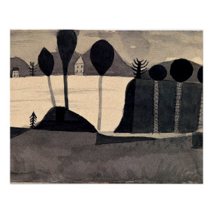 Póster Klee - Parque a orillas del lago