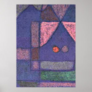 Póster Klee - Pequeña habitación en Venecia