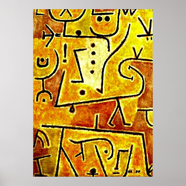 Póster Klee - Red Waistcover (Frente)