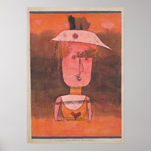 Póster Klee - Retrato de la Sra. P. en el sur