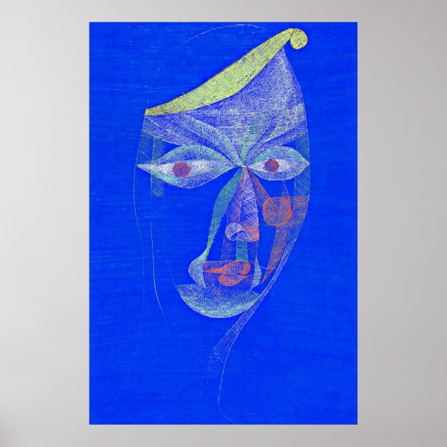 Póster Klee - Retrato de un oriental (Frente)