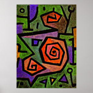 Póster Klee - Rosas heroicos