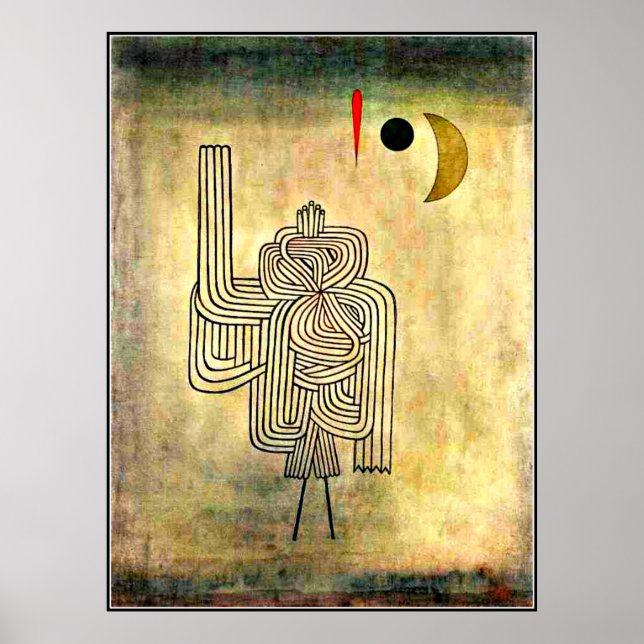 Póster Klee - Salida del fantasma (Frente)