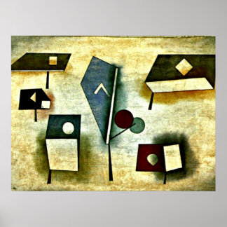 Póster Klee - Seis especies