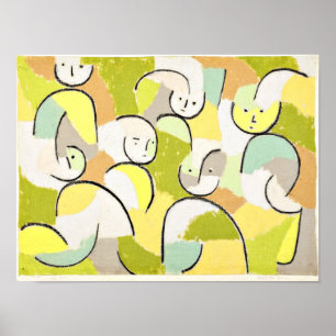 Póster Klee - Sextos de genios