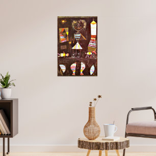 Póster Klee - Teatro de marionetas