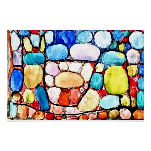 Póster Klee - Tesoro sobre el suelo (Anverso)