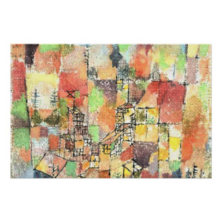 Póster Klee - Two Country Houses