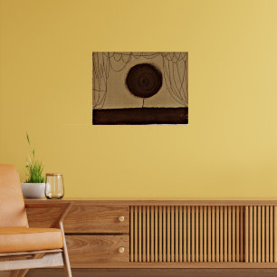 Póster Klee: Una flor actúa