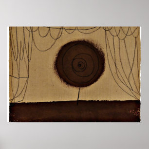 Póster Klee: Una flor actúa