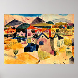 Póster Klee - Vista de Saint Germain