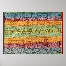 Póster Klee - Vivero de árboles