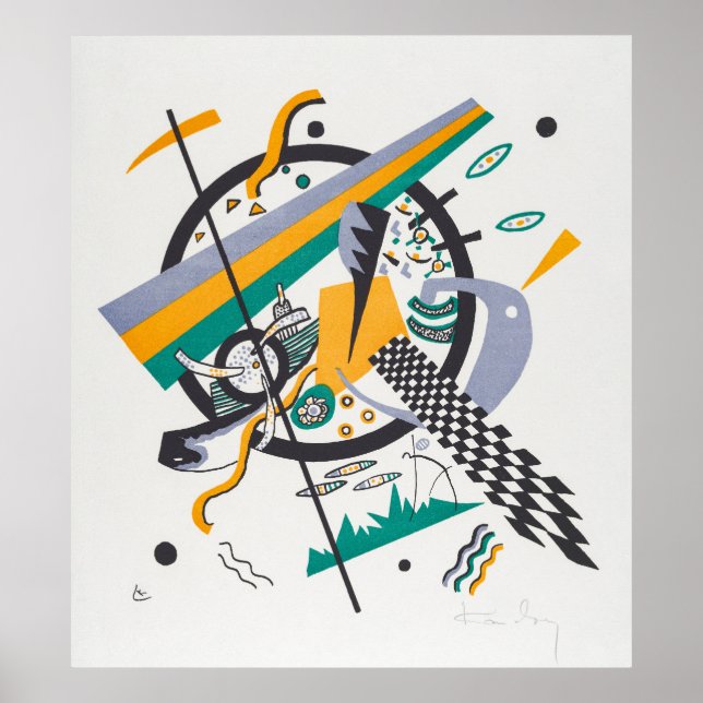 Póster Kleine Welten IV de Kandinsky (Frente)