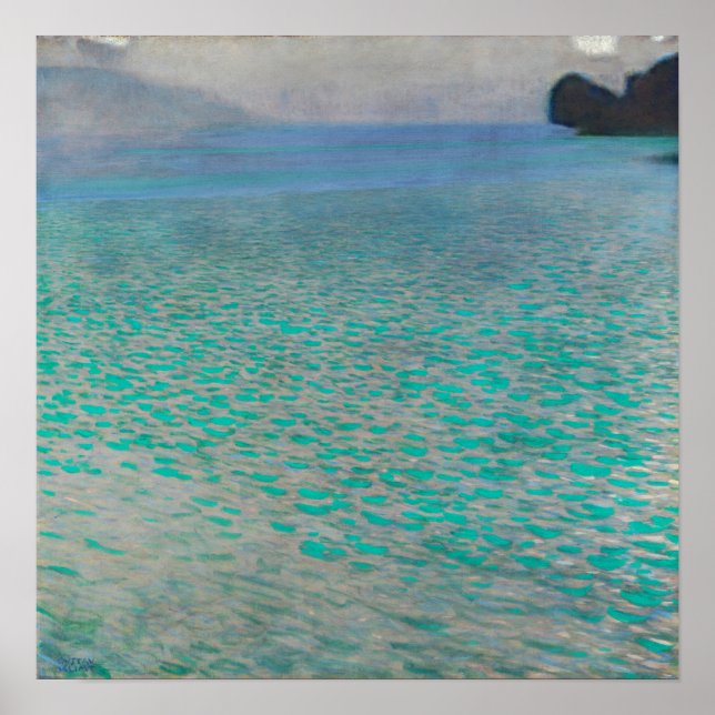 Póster Klimt - Attersee (Frente)