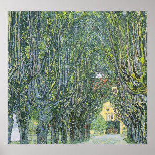 Póster Klimt - Avenida Frente a Cámara del Castillo
