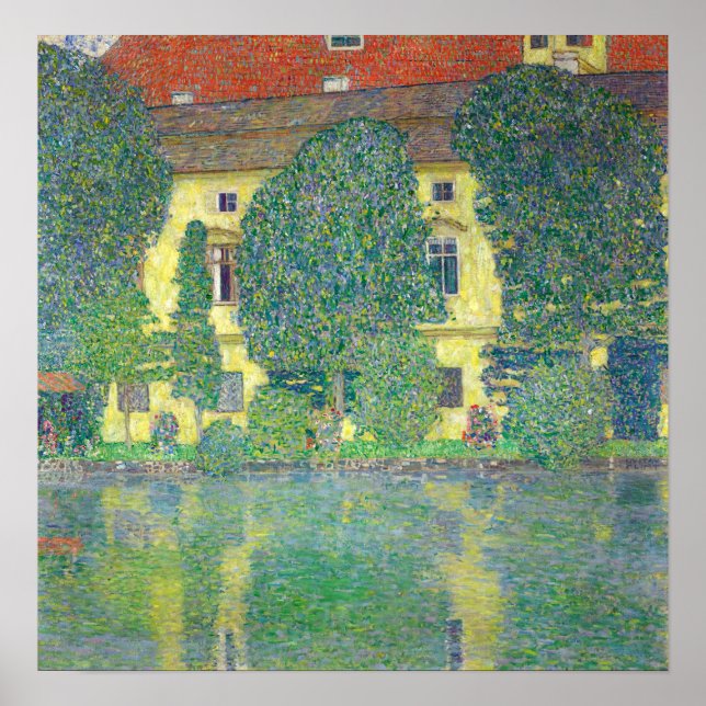 Póster Klimt - Cámara En Attersee (Frente)