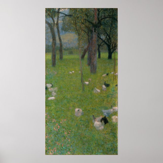 Póster Klimt - Después De La Lluvia (Frente)