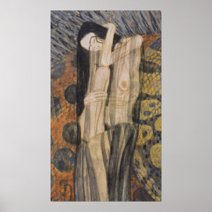 Póster Klimt - Dolor inminente