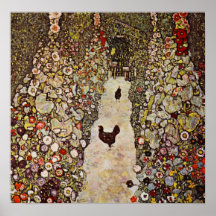 Klimt Garden con Poster de galas