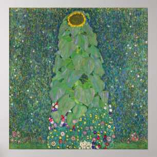 Póster Klimt - Girasol