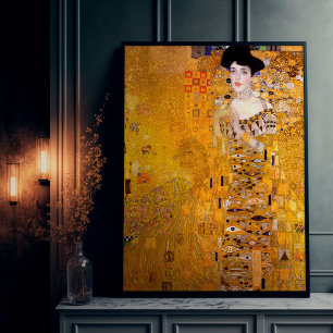Póster Klimt Golden Lady Adele Bloch Bauer Art Nouveau