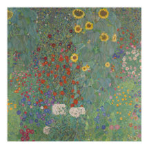 Klimt: Granja con girasoles, 1907