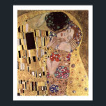 Póster Klimt Gustav ~ el Poster de Kiss<br><div class="desc">Klimt 1862-1918,  Gustav,  Baumgarten bei Wien,  Austria</div>