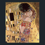 Póster Klimt Gustav ~ El Poster del beso<br><div class="desc">Klimt 1862-1918,  Gustav,  Baumgarten bei Wien,  Austria</div>