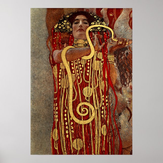 Póster Klimt - Higía (Frente)