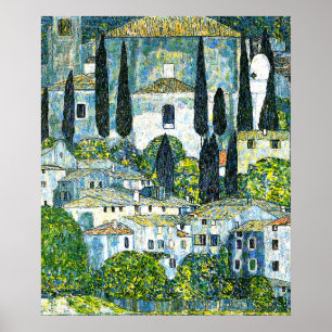 Póster Klimt - Iglesia en Cassone
