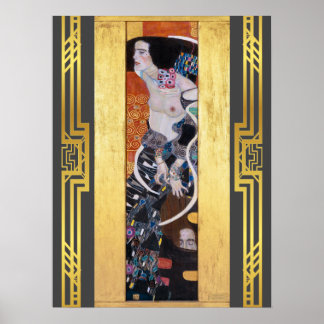 Póster Klimt Judith Salome Art Nouveau Deco restaurado