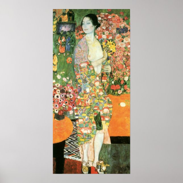 Póster Klimt - La bailarina de 1916 (Frente)