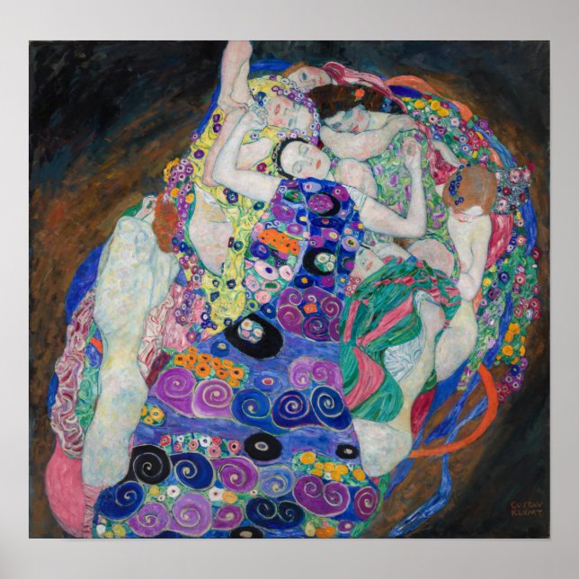 Póster Klimt - La Virgen (Frente)